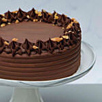 Crisply Walnut Chocolate Cake