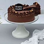Crunchy Walnut Chocolate Cake For Easter