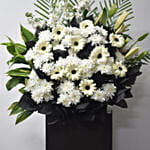 Daisy Condolence Stand