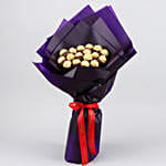 Elegant Blue Ferrero Rocher Bunch