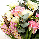 Endearing Roses And Freesia Bunch