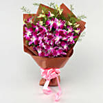 Exotic Purple Orchids Bunch