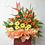 Gerberas N Lilies Flower Stand