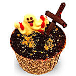 Halloween Theme Chocolate Fudge Cupcakes