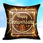 Happy Anniversary Led Cushion