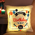 Happy Birthday Led Cushion