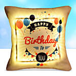Happy Birthday Led Cushion