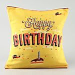 Happy Birthday Printed Cushion