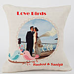 Love Birds Personalised Cushion