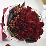 Love Blooming In Roses Bunch