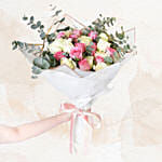 Lovely Mixed Roses Bunch