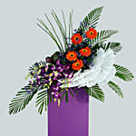 Mesmerising Mixed Flowers Cardboard Stand