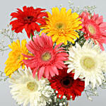 Mixed Brilliance Gerbera Vase