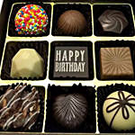 Passionate Happy Birthday Chocolate Box 9 Pcs