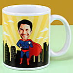 Personalised Superman Caricature Mug