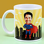 Personalised Superman Caricature Mug