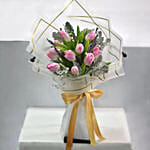 Pinkish Tulips Bouquet