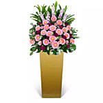 Pink N Purple Flower Stand