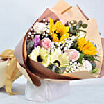 Premium Mixed Flowers Bunch