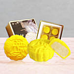 Premium Snowskin Yellow Mooncake