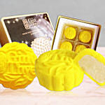 Premium Snowskin Yellow Mooncake