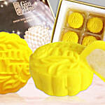 Premium Snowskin Yellow Mooncake