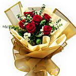 Pretty Red Roses Bouquet