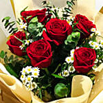 Pretty Red Roses Bouquet