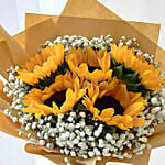 Ravishing Sunflowers Beautiful Bouquet