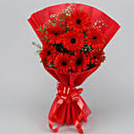 Red Elegant Gerbera Bouquet