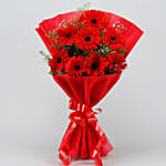 Red Elegant Gerbera Bouquet