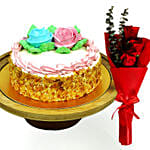 Roses Bouquet Mini Cheese Cake