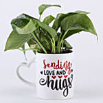 Sending Love Money Plant Mug