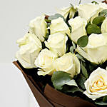Serene 20 White Roses Bunch