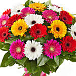 Summery Gerbera Blooming Bouquet