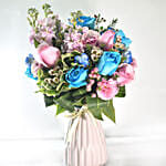 Vibrant Love Floral Vase Arrangement