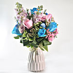 Vibrant Love Floral Vase Arrangement