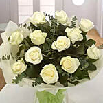 White Roses Bunch