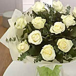 White Roses Bunch