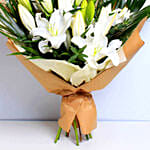 White Sweet Lilies Bouquet