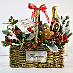 Xmas Special Chocolates Champagne Basket
