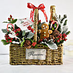 Xmas Special Chocolates Champagne Basket