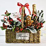 Xmas Special Chocolates Champagne Basket