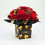 Golden Moments Valentines Flowers