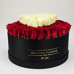 Heart Shaped Premium Roses Arrangement