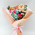 Bright And Graceful Mixed Flowers Bouquet