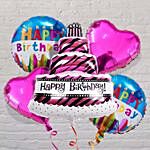 Happy Birthday Foil Balloon Bouquet