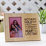 Mothers Hold Heart For A Lifetime Photo Frame