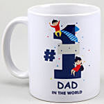 No 1 Dad White Mug