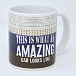 Amazing Dad White Ceramic Mug